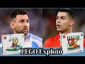 Messi y Cristiano Ronaldo la rompieron en Lego