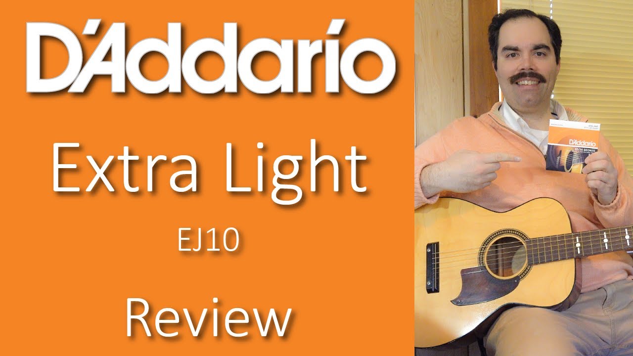 D'Addario EJ10 Extra Light 80/20 Bronze