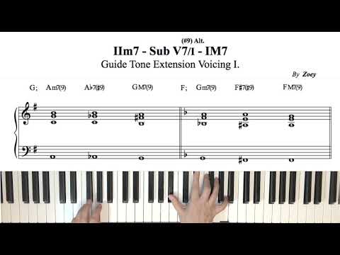[2-5-1 Sub V7] Guide Tone Extension 1. Sub V7(#9) - Zoey