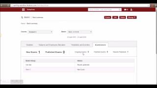 Batch Summary in Fedena