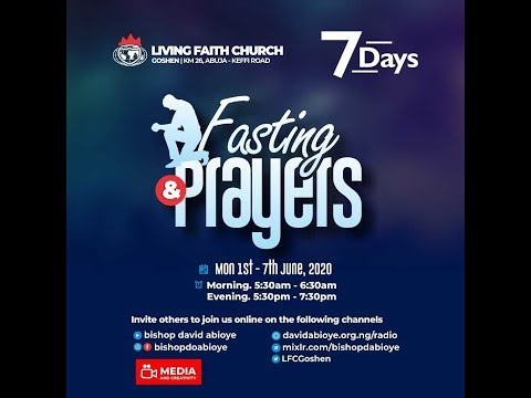 7 DAYS PRAYER AND FASTING – DAY 5 (5/6/20)