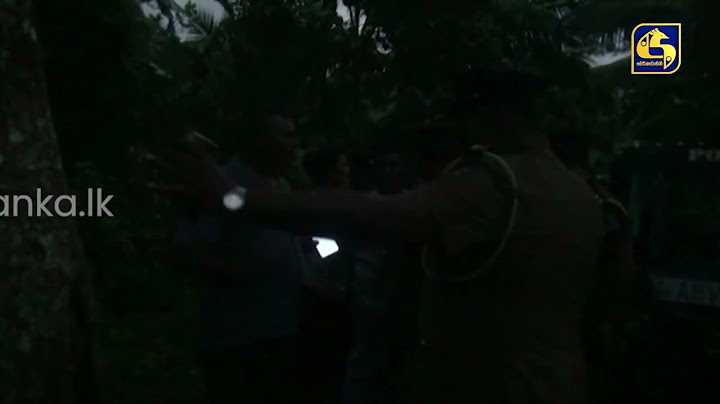 පොලිසිය සමඟ ඥාතීන් මත ගැටුමක - මීරිගම දූරියන් වත්තේ වෙඩි වැදීම