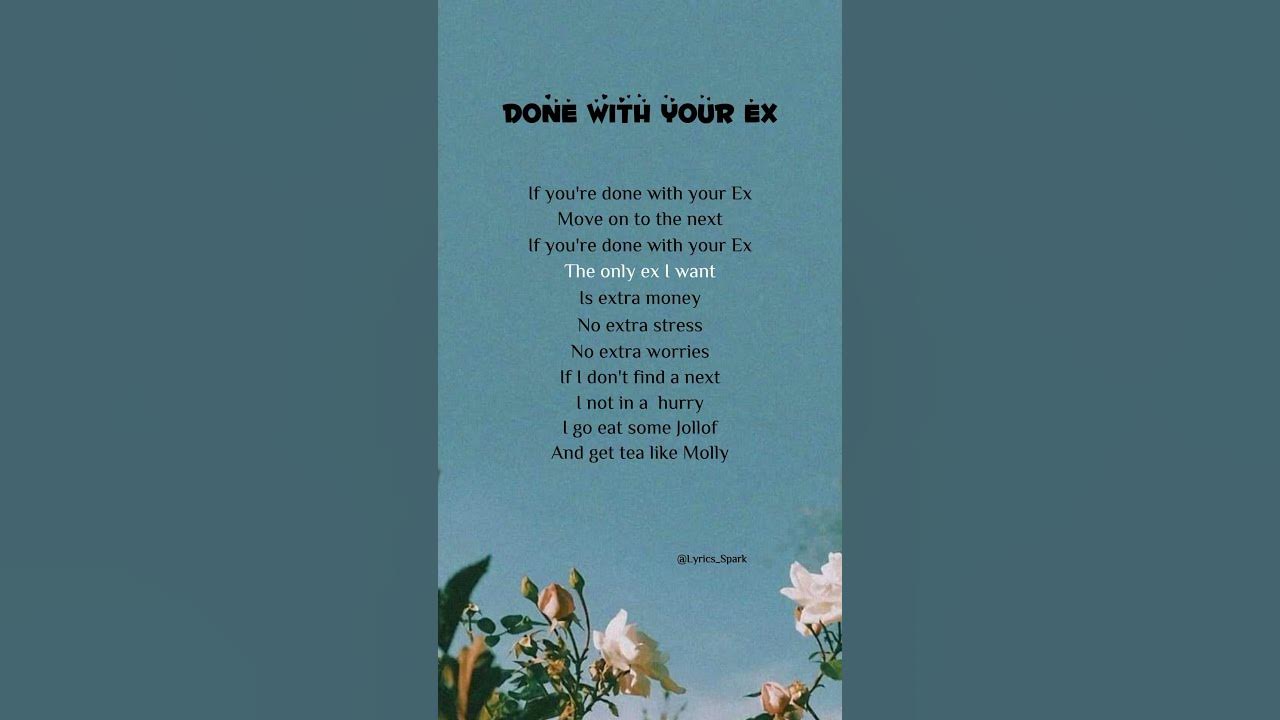 Gladdest - Done With Your Ex (Lyrics) #lyrics #music #donewithyourex #gladdest