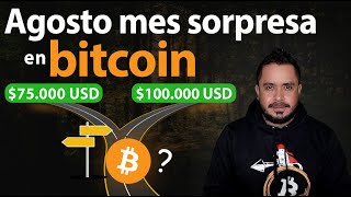 🟢BITCOIN MÁXIMO PRECIO en AGOSTO… ESTADISTICA😎