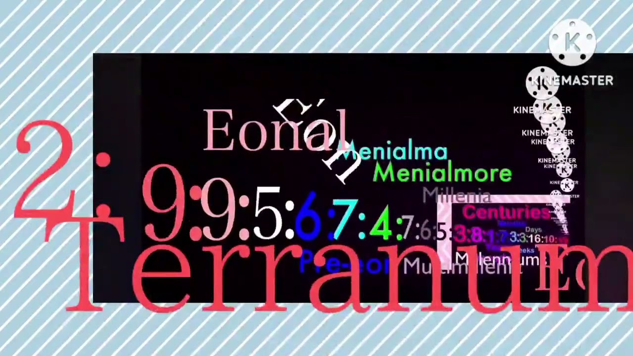 1 second to 1 Terranums