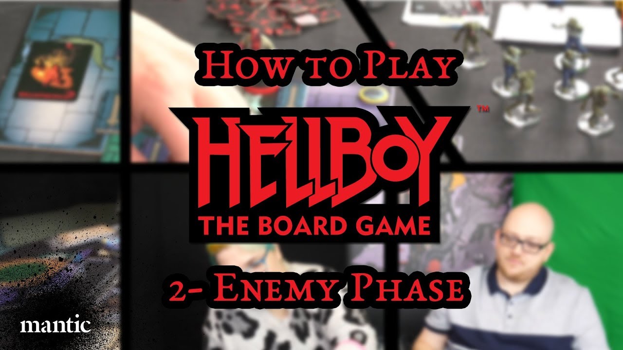 How to Play Hellboy The Board Game - Enemy Phase
