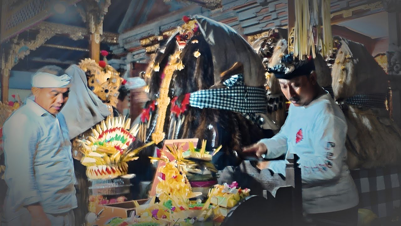 Pujawali Ring Pura Desa Lan Puseh Denpasar, Akeh Para Sadeg Lan Pepatih Ngaturang Ayah Ngurek