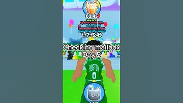 Checking mailbox day 5 in pet simulator X