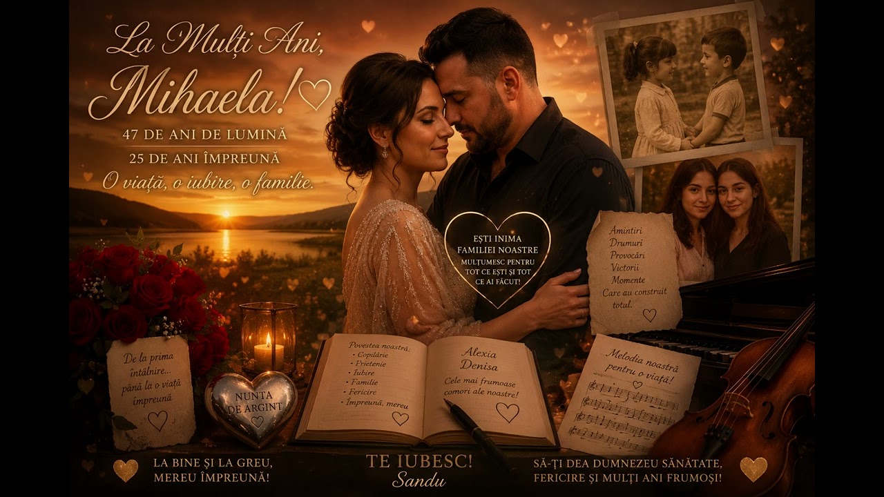 La Mulți Ani, Mihaela ❤️ Melodie...
