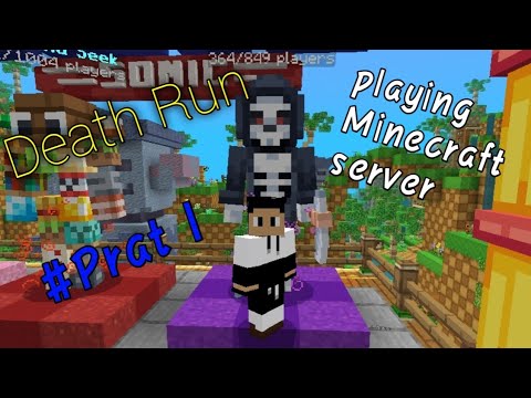 Playing Minecraft server || death Run || #part 1 - YouTube