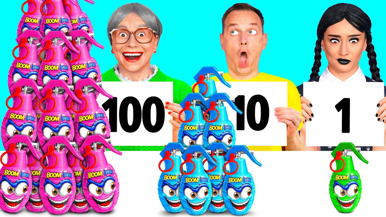 100 Camadas Alimentares Desafio | Fantástica Batalha na Cozinha por Fun Fun Challenge