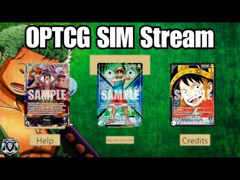 🔴LIVE | OPTCG Sim | #optcg