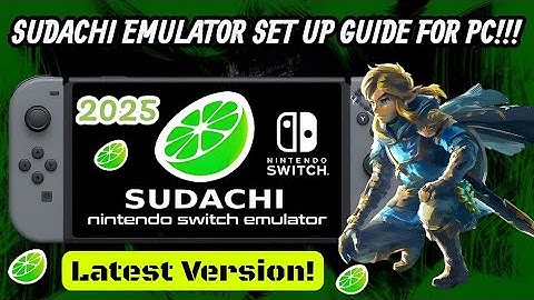 Sudachi Nintendo Switch Emulator Set up Guide for Pc!!!