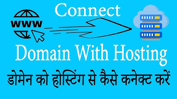 How To Connect Domain Name with Web Hosting using Name Server | DNS Records Explained in HINDI