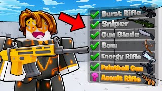 WINNING with EVERY WEAPON In Roblox Rivals..