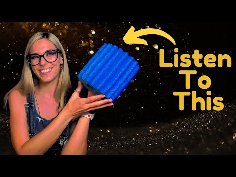 New Sound Unlocked ASMR Pool Noodle Foam Tapping & Scratching | Binaural ASMR