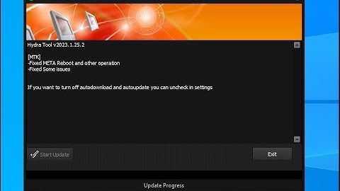 Hydra tool new setup 2023 v5.4