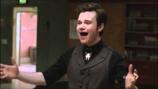 Video thumbnail of "Glee - full performance of "as if we never say goodbye"(Chris Colfer).wmv"