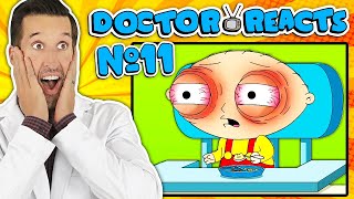 ER Doctor REACTS to Funniest Family Guy Medical Scenes #11