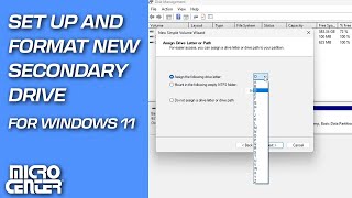 How to Initialize and Format a Newly Installed Secondary Drive in Windows 11
