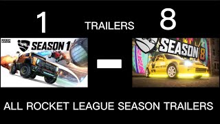 All Rocket League season trailers!! 1-8