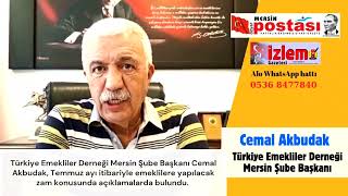 Cemal Ak Budak Emekliler Için Zam Olayınınaçıklması