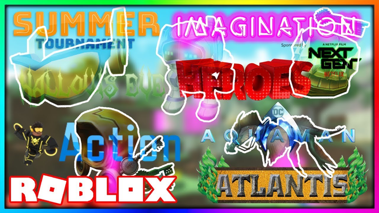 All Roblox 2018 Event Prizes Youtube