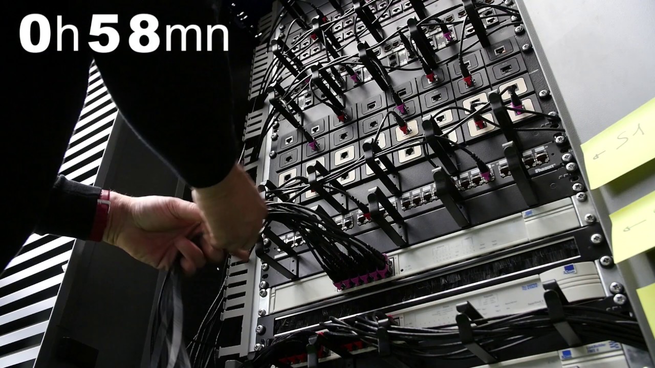 FAST and SAFE server rack re-cabling with ThinPATCH slim RJ45 Patch ...