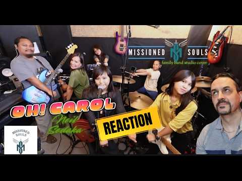 Oh! Carol by Neil Sedaka  Missioned Souls - family band studio cover REACTION