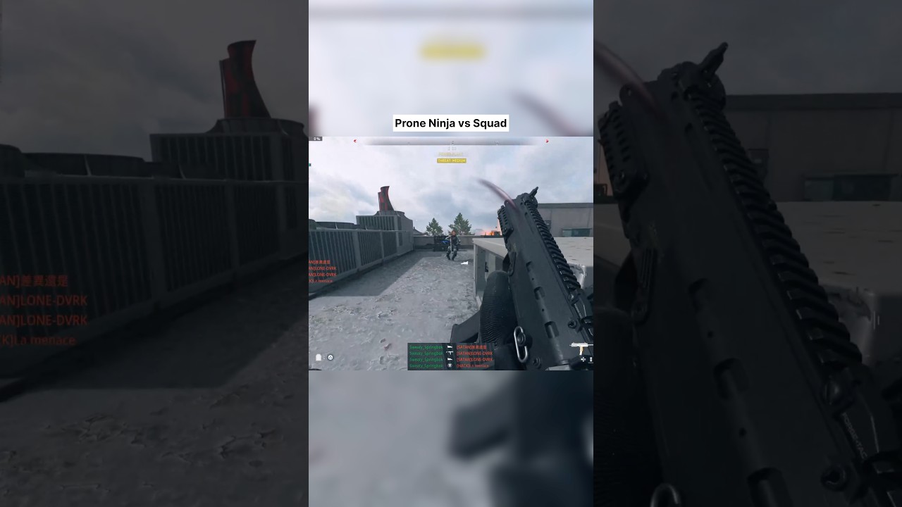 Prone Ninja vs Squad #callofduty #dmz #cod