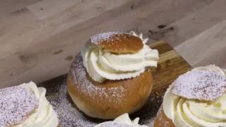 How to make classic Swedish Semla cakes