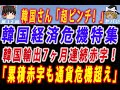 【ゆっくり解説】韓国が絶望!韓国輸出7ヶ月連続で超赤字 原因は半導体輸出の一本足打法が崩壊で政府も匙投げ!