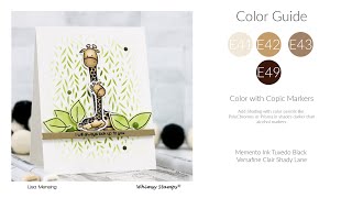 Giraffe Smiles with Whimsy Stamps