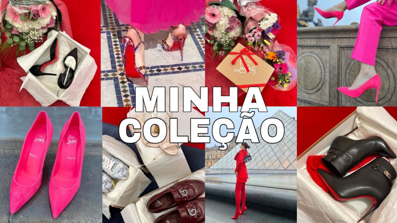 MINHA COLEÇÃO COMPLETA DE SAPATOS LOUBOUTIN + TUDO sobre a SOLA VERMELHA 👠 AULA com a especialista
