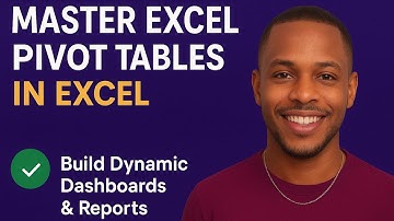 Master Pivot Tables in Excel | Pivot Charts & Slicers for Interactive Dashboards in 2025