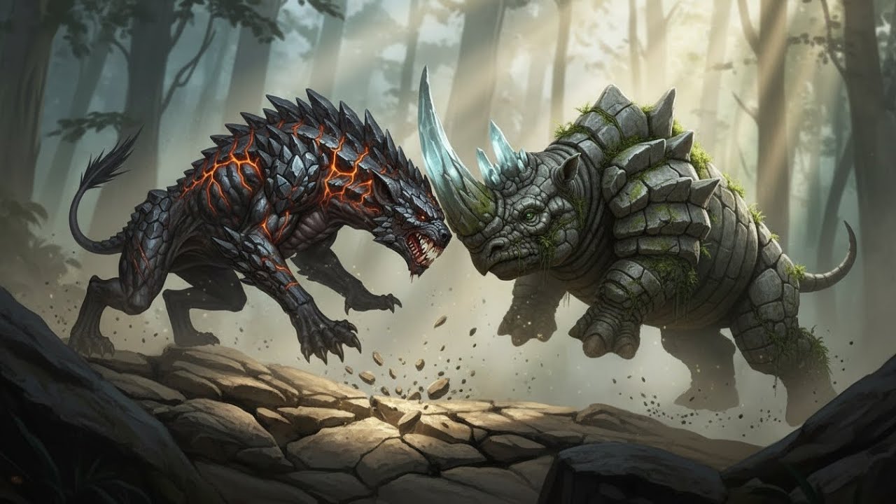 Unveiling the Legend: Stone-Armored Forest King — Grolnar, Guardian of the Forest—Legacy of Monsters