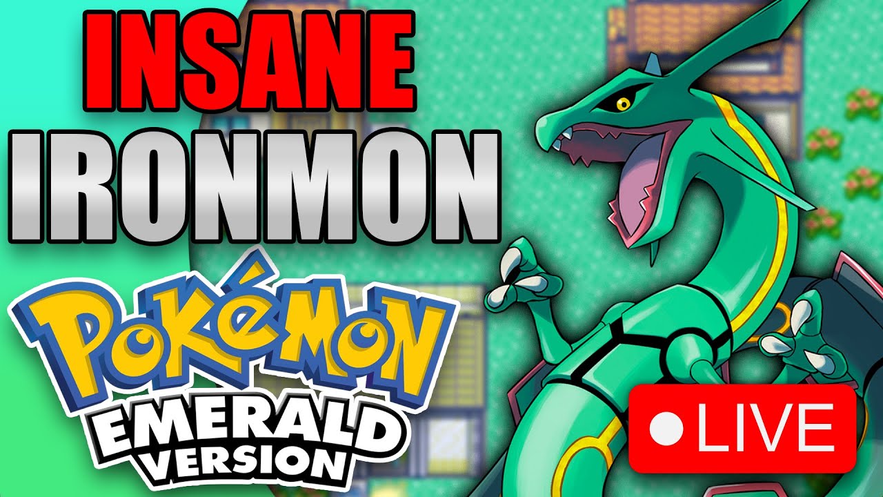 CAN WE BEAT THIS CHALLENGE UNDER 100 ATTEMPTS?! Pokemon Emerald IronMon 🔴LIVE