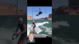 What Do Uh-60 Blackhawk Low Alude Training And A Wake Boarder Have In Common?