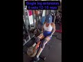 38th workout (Legs)
