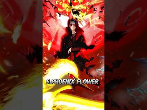 TOP 5 STRONGEST JUTSU OF ITACHI UCHIHA Anime Naruto