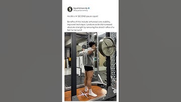 His 14 Second Pause Squat Is CRAZY!🤯