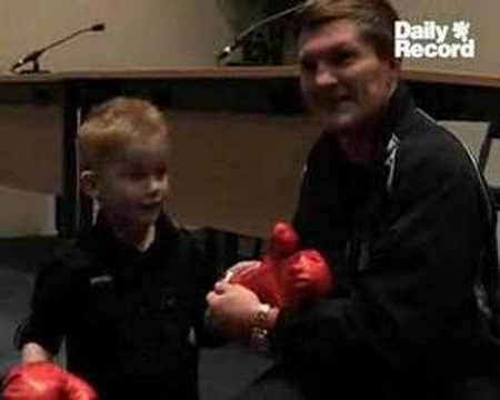 Ricky Hatton Meets Our Heroes Nominee Alan Singleton