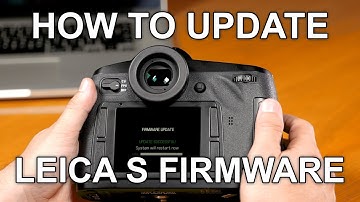 How to Update Firmware on the Leica S (Typ 007)