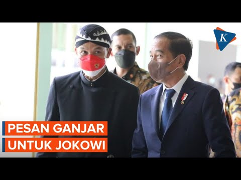 Antar Jokowi Kembali ke Jakarta, Ganjar Titip Pesan Ini