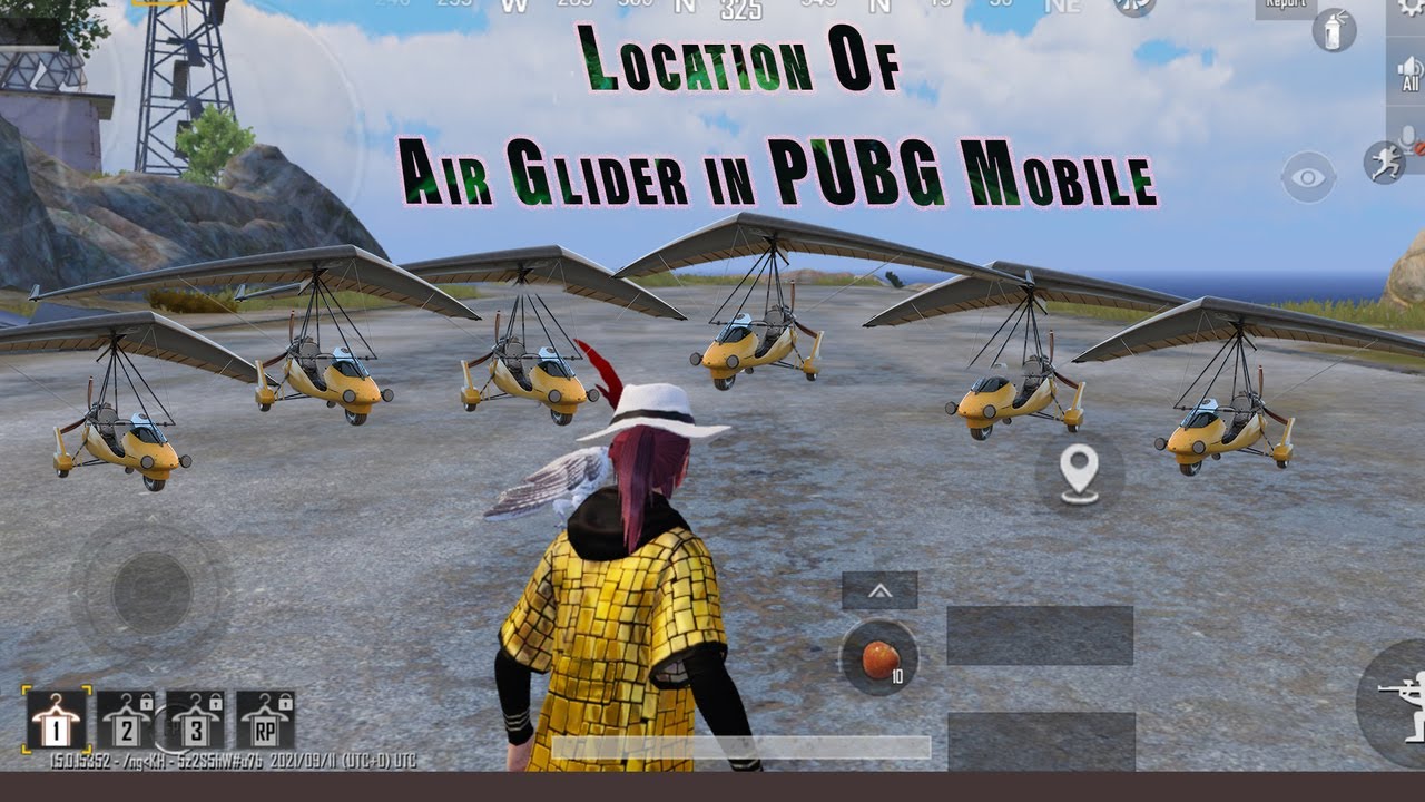 PUBG Mobile Location of Glider Plane in Erangle Wisdom Star YouTube