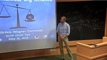 Small Galaxies, Big Science: Probing Fundamental Physics... ▸ KITP Chalk Talk by Alex Drlica Wagner