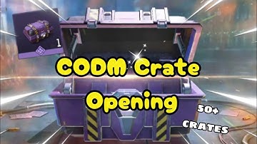 Opening OVER 50 FREE crates in Call Of Duty Mobile!