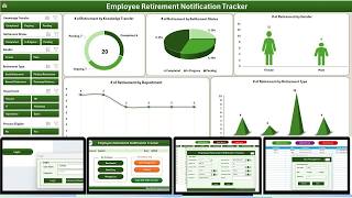 Employee Retirement Notification Tracker in Excel