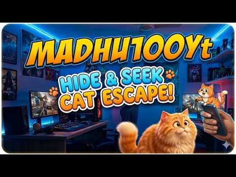MADHU 100 YT [ HIDE AND SEEK CAT: ESCAPE!] LIVE STEAM IN TELUGU