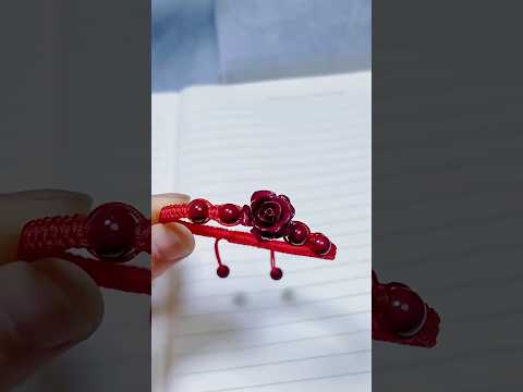 How To Tie A Luxurious Rose Bracelet Diy Craftyhome Bracelet 